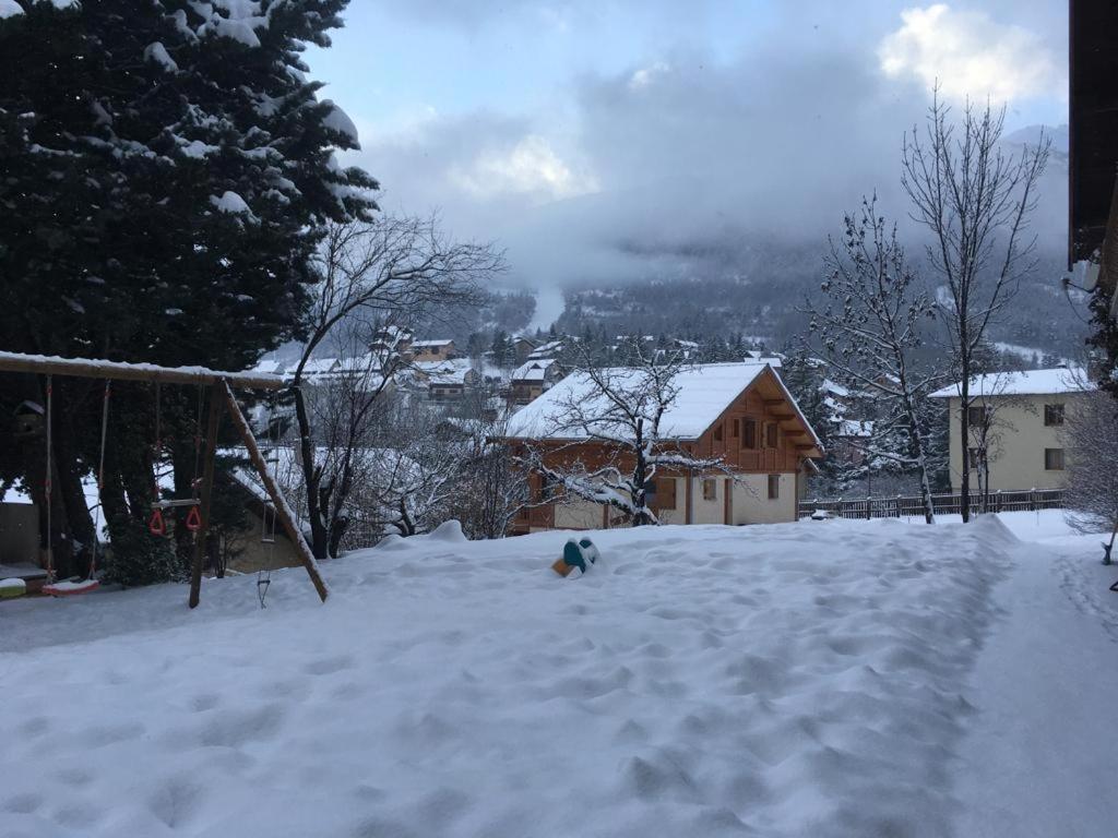 Appartement Rez De Jardin, 2 Chambres/ 4 Personnes, Garage. Briançon Buitenkant foto